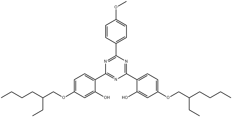 Bemotrizinol Struktur