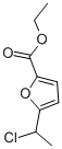 ETHYL 5-(1-CHLOROETHYL)-2-FUROATE Struktur