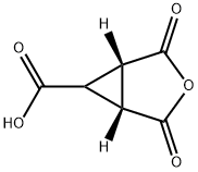 3-Oxabicyclo[3.1.0]hexane-6-carboxylicacid,2,4-dioxo-,(1alpha,5alpha,6alpha)-(9CI) Struktur