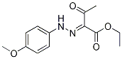 Butanoic acid, 2-[2-(4-Methoxyphenyl)hydrazinylidene]-3-oxo-, ethyl ester Struktur