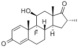 17-OXODEXAMETHASONE Struktur