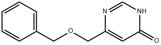 6-BENZYLOXYMETHYL-4-HYDROXYPYRIMIDINE Struktur