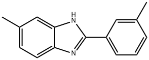 5-METHYL-2-(3-METHYLPHENYL)-1H-BENZIMIDAZOLE Struktur