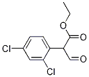 Benzeneacetic acid, 2,4-dichloro-.alpha.-forMyl-, ethyl ester Struktur