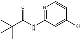 N-(4-CHLORO-PYRIDIN-2-YL)-2,2-DIMETHYL-PROPIONAMIDE Struktur