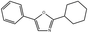 2-cyclohexyl-5-phenyloxazole Struktur