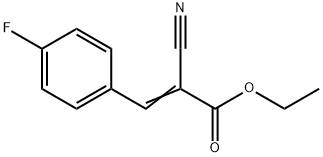 Α-氰基-4-氟肉桂酸乙酯 結(jié)構(gòu)式