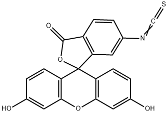 Fluorescein 6-isothiocyanate Struktur