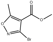 METHYL 3-BROMO-5-METHYLISOXAZOLE-4-CARBOXYLATE Struktur