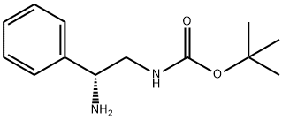 CarbaMic acid, [(2R)-2-aMino-2-phenylethyl]-, 1,1-diMethylethyl ester Struktur