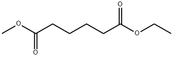 Hexanedioic acid 1-ethyl 6-methyl ester Struktur