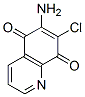 6-amino-7-chloro-5,8-dioxoquinoline Struktur