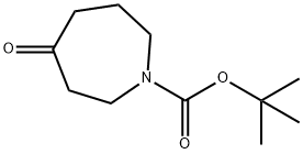 N-BOC-HEXAHYDRO-1H-AZEPIN-4-ONE Structure