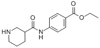 4-[(PIPERIDINE-3-CARBONYL)-AMINO]-BENZOIC ACID ETHYL ESTER Struktur