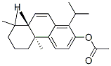 2-Phenanthrenol, 4b,5,6,7,8,8a-hexahydro-4b,8,8-trimethyl-1-(1-methylethyl)-, acetate, (4bS,8aS)- Struktur