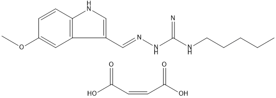 Tegaserod maleate Structure