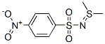 S,S-Dimethyl-N-[(4-nitrophenyl)sulfonyl]sulfilimine Struktur