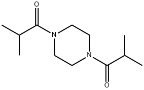 1,4-Diisobutyrylpiperazine Struktur