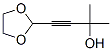 3-Butyn-2-ol,  4-(1,3-dioxolan-2-yl)-2-methyl- Struktur