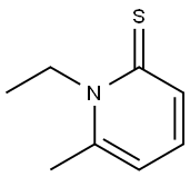 2(1H)-Pyridinethione,  1-ethyl-6-methyl- Struktur