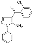 (5-AMINO-1-PHENYL-1H-PYRAZOL-4-YL)(2-CHLOROPHENYL)METHANONE Struktur