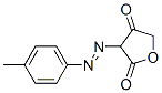 2,4(3H,5H)-Furandione,  3-[(4-methylphenyl)azo]-  (9CI) Struktur