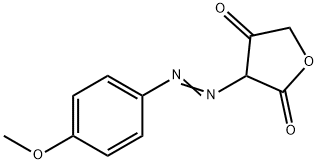 2,4(3H,5H)-Furandione,  3-[(4-methoxyphenyl)azo]-  (9CI) Struktur