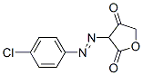 2,4(3H,5H)-Furandione,  3-[(4-chlorophenyl)azo]-  (9CI) Struktur