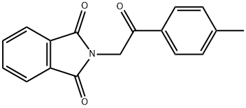 N-(p-Methylphenacyl)-phthaliMide Struktur