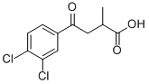 2-METHYL-4-OXO-4-(3',4'-DICHLOROPHENYL)BUTYRIC ACID Struktur