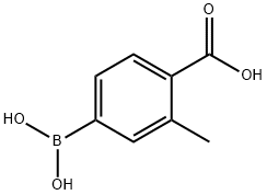 (3-METHYL-4-CARBOXYPHENYL)BORONIC ACID Struktur