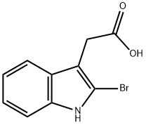 2-BROMOINDOLE-3-ACETIC ACID Struktur