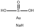 Gold(I) trisodium disulphite Struktur