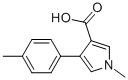 1-METHYL-4-(4-METHYLPHENYL)-1H-PYRROLE-3-CARBOXYLIC ACID Struktur