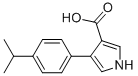 4-[4-(1-METHYLETHYL)PHENYL]-1H-PYRROLE-3-CARBOXYLIC ACID Struktur