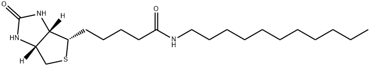 1H-Thieno[3,4-d]iMidazole-4-pentanaMide, hexahydro-2-oxo-N-undecyl-, (3aS,4S,6aR)- Struktur