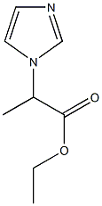 1H-Imidazole-1-aceticacid,alpha-methyl-,ethylester(9CI) Struktur