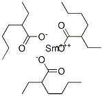 samarium tris(2-ethylhexanoate) Struktur