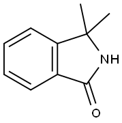 2,3-dihydro-3,3-diMethyl-1H-Isoindol-1-one Struktur