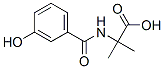 Alanine,  N-(3-hydroxybenzoyl)-2-methyl- Struktur