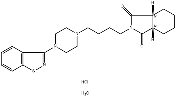 perospirone hydrochloride hydrate Struktur