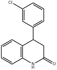 4-(3-CHLOROPHENYL)-3,4-DIHYDROQUINOLIN-2(1H)-ONE Struktur