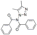 N-Benzoyl-N-(4,5-dimethyl-1H-1,2,3-triazol-1-yl)benzamide Struktur