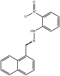 1-Naphthaldehyde 2-nitrophenyl hydrazone Struktur