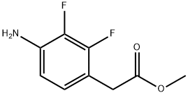 (4-AMINO-2,3-DIFLUORO-PHENYL)-ACETIC ACID METHYL ESTER Struktur