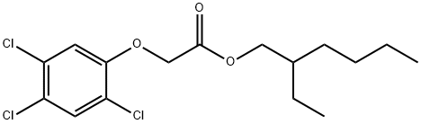 2,4,5-T-2-ETHYLHEXYL ESTER Struktur