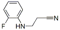 Propanenitrile, 3-[(2-fluorophenyl)amino]- (9CI) Struktur