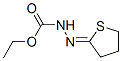 Hydrazinecarboxylic  acid,  (dihydro-2(3H)-thienylidene)-,  ethyl  ester  (9CI) Struktur