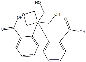 3,3-Oxetanedimethanol, dibenzoate Struktur