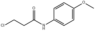 3-CHLORO-N-(4-METHOXYPHENYL)PROPANAMIDE Struktur